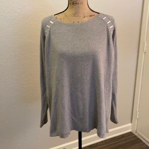 Calvin Klein Sweater, Gray, X-Large